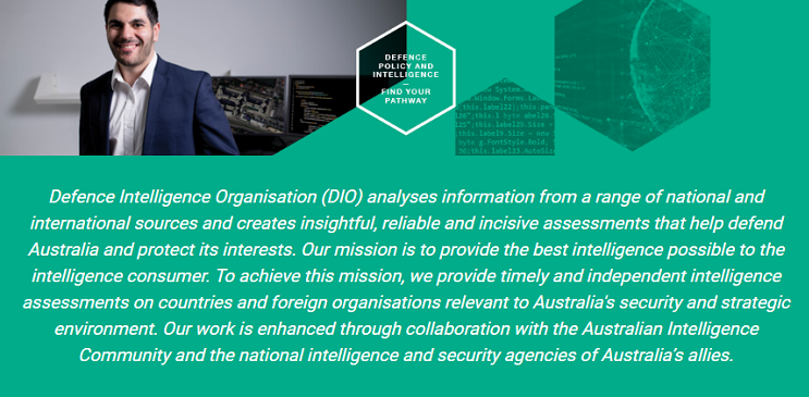 Department of Defence  Defence Graduate Program – Defence Intelligence