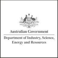 Department of Industry, Science, Energy and Resources logo