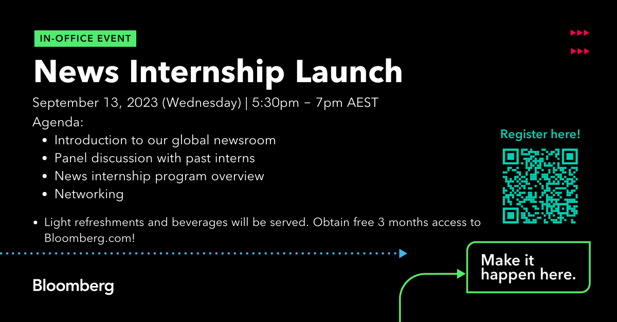 Bloomberg 2024 Melbourne News Internship