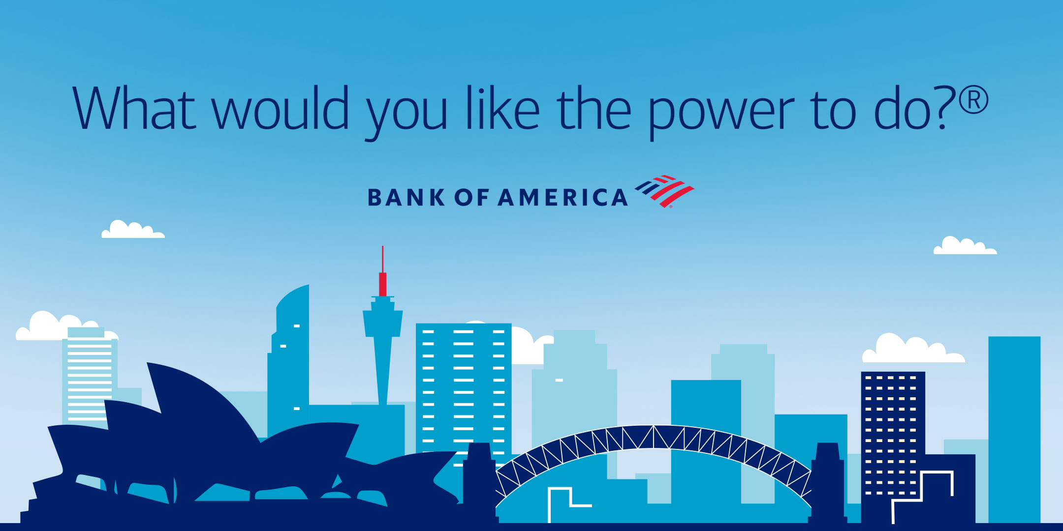 Bank of America banner