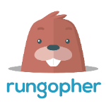 rungopher logo